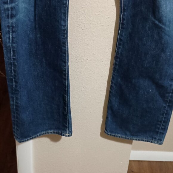 Polo Ralph Lauren 018 Slim Straight Blue Denim Jeans 40x32 Riverside Wash - Picture 9 of 16